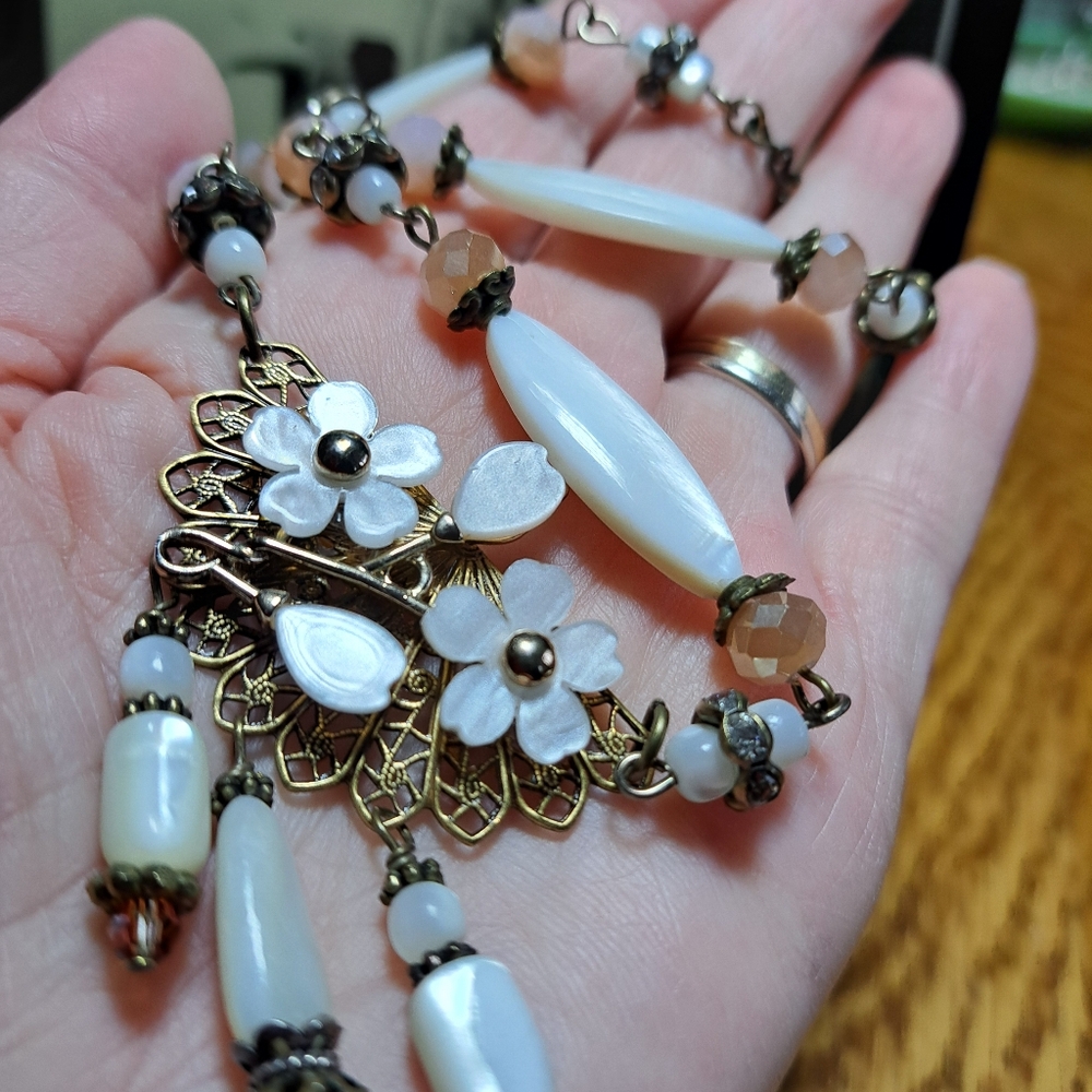 Vntg Assembly Necklace.